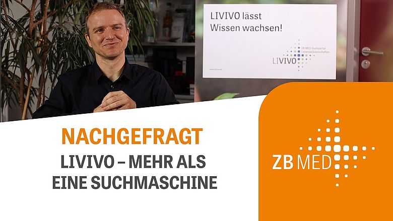 Konrad Förstner im Videopodcast NACHGEFRAGT von ZB MED über Infrastrukturen für die Lebenswissenschaften