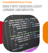 Cover ZB MED-Whitepaper: Programmiersprache Python - Sweet Spot zwischen leicht lernbar und mächtig