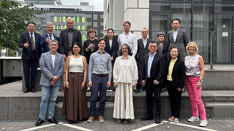 A group photo of the experts from Taiwan together with their hosts from Germany.