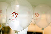 Foto eines Luftballons mit der Aufschrift 50 und dem Logo von ZB MED