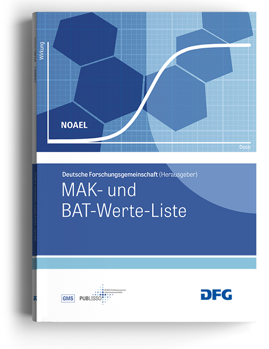 Cover of MAK and BAT value list